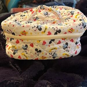 Disney Quilted Bag with Red and Black Accents